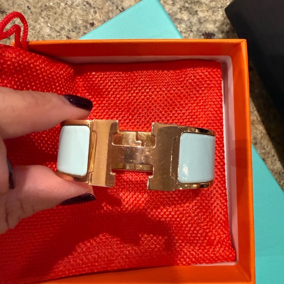 Hermes H Click Wide Bracelet